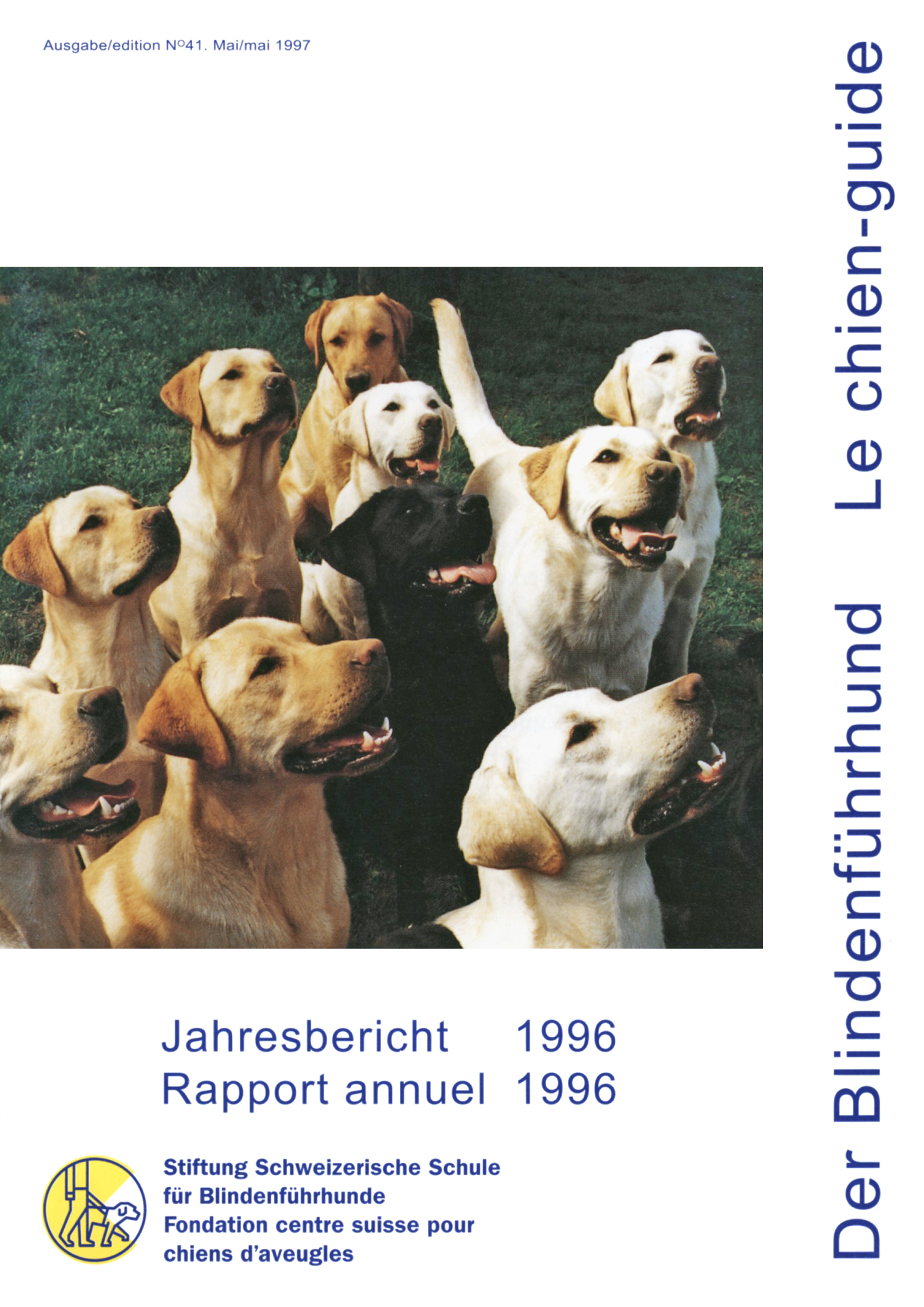 Coverbild Nr 41 Der Blindenfuehrhund JB 1996 Mai 1997 1